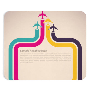 AIRCRAFT HEARTBEAT - MOUSE PAD Printify